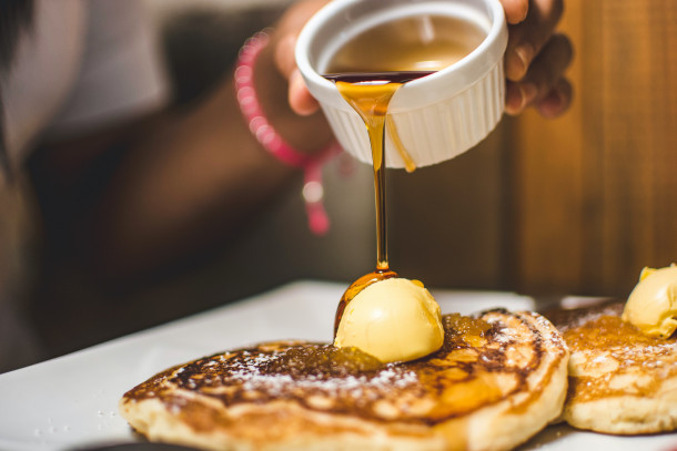 Apple Butter Pancakes